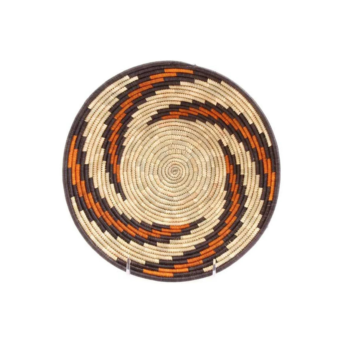 African Baskets Set For Wall Décor Hanging Wicker Wall Decor Baskets, Hand Painted Boho Wall Art, Perfect For Wall Art, Kitchen, Table, Door