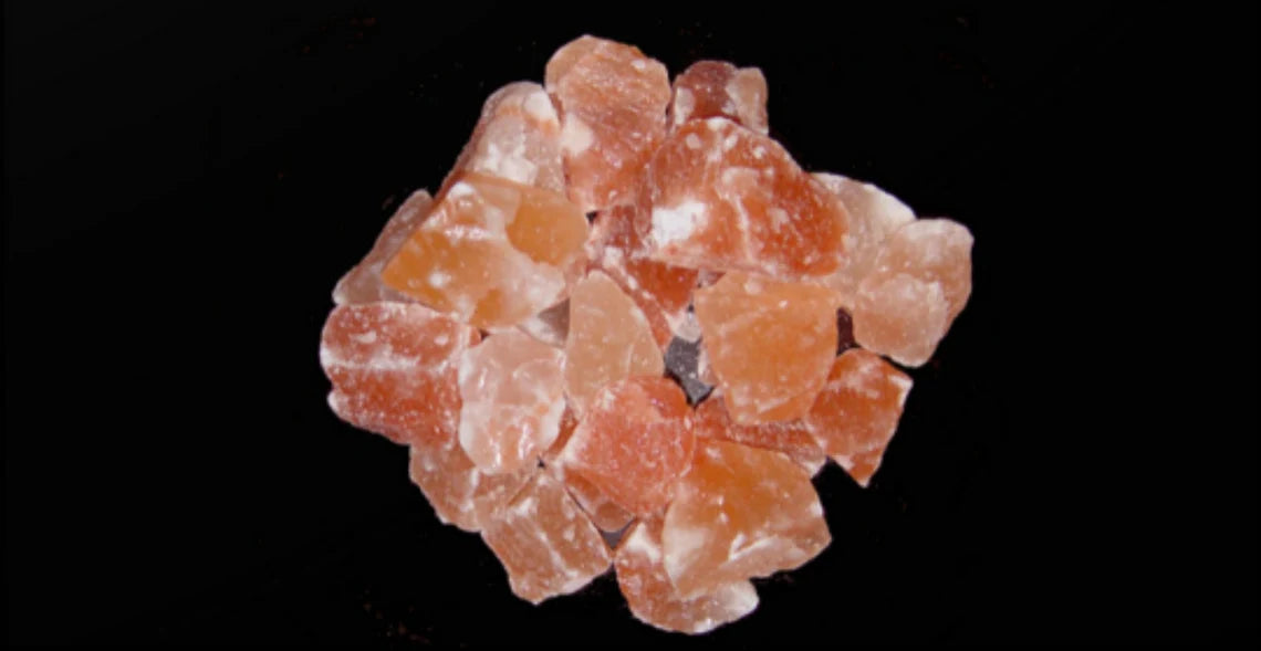 Himalayan Pink Salt Bowl Lamp. Fire Bowl With Chunks. Rock Salt Lamp For Home Décor