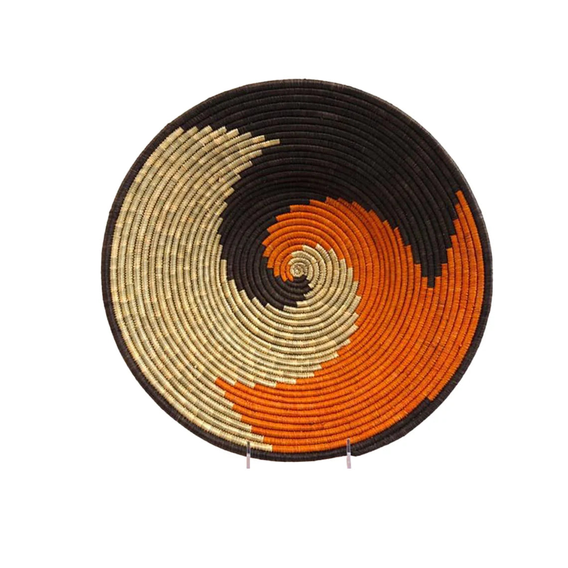 African Baskets Set For Wall Décor Hanging Wicker Wall Decor Baskets, Hand Painted Boho Wall Art, Perfect For Wall Art, Kitchen, Table, Door